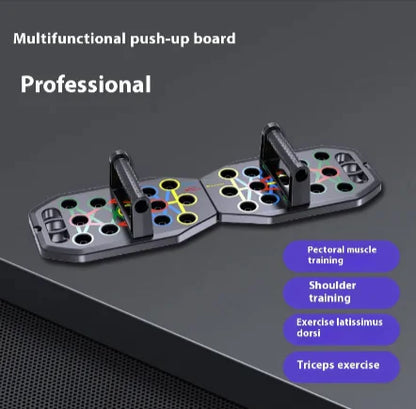 Yussentials™ PowerBoard Pro—Multifunctional Push Up Training Board for Full Upper Body Strength