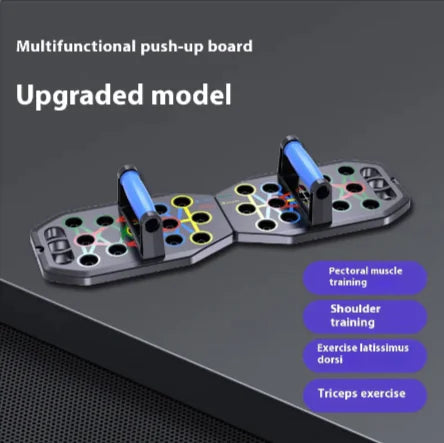 Yussentials™ PowerBoard Pro—Multifunctional Push Up Training Board for Full Upper Body Strength