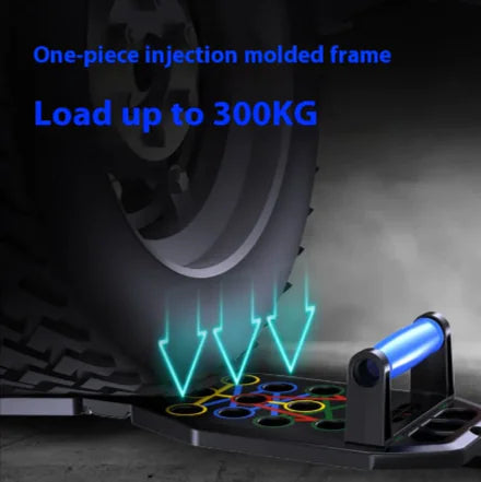 Yussentials™ PowerBoard Pro—Multifunctional Push Up Training Board for Full Upper Body Strength