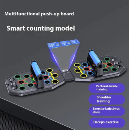 Yussentials™ PowerBoard Pro—Multifunctional Push Up Training Board for Full Upper Body Strength