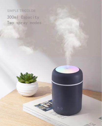 Yussentials AromaSphere 300 – Ultrasonic Essential Oil Diffuser with ColorGlow Night Light